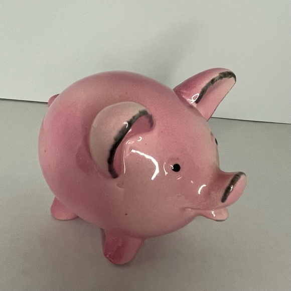 Vintage Irving W. Rice IRICE Porcelain Pink Pig Figurine - Picture 10 of 12